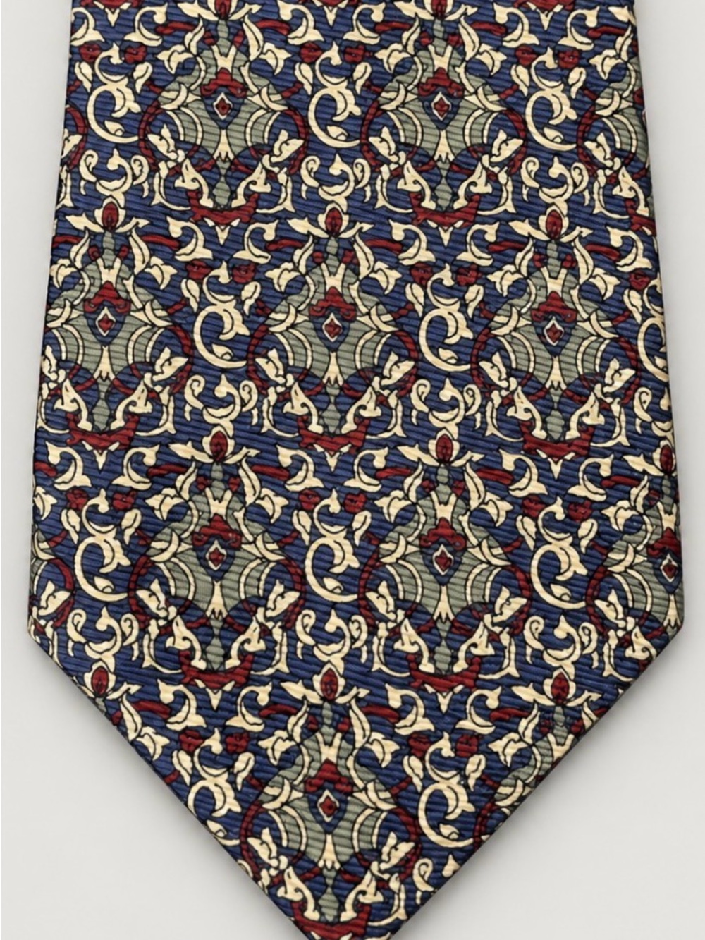 Vintage Polo Ralph Lauren Multi-Color Geometric Design Made in USA Silk Neck Tie
